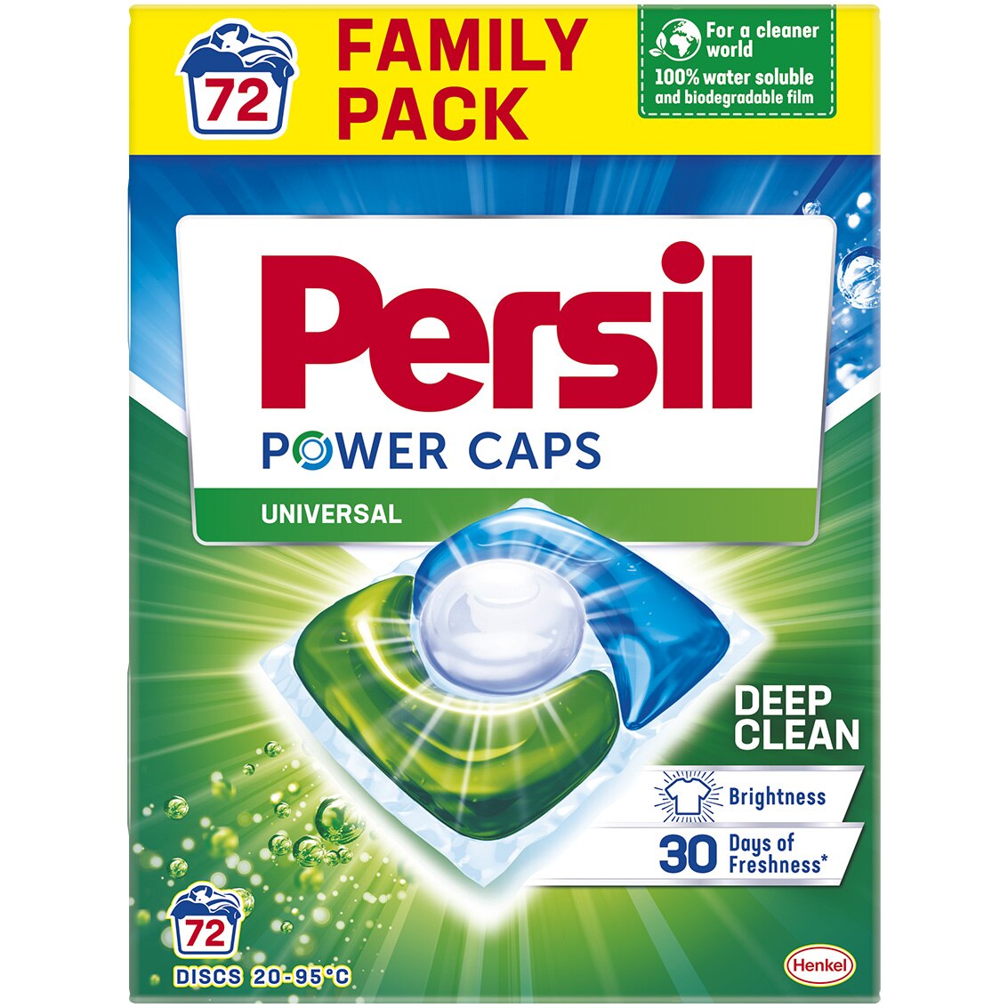 Detergent capsule Persil Power Caps Universal, 72 spalari